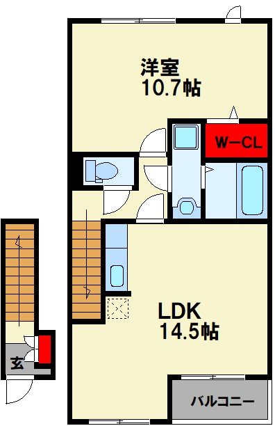 クレール a 間取り