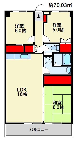 OAK VILLA 大野城レジデンス  間取り図