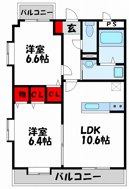 自由ヶ丘ヒルズ桜  間取り