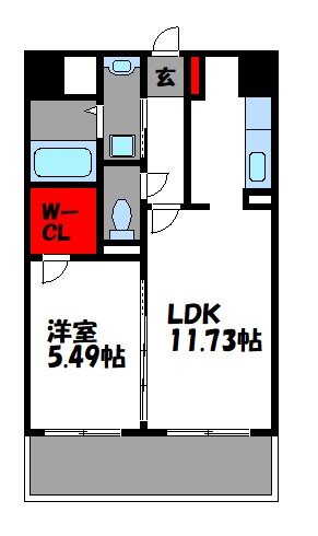 セゾンドール貝塚 間取り