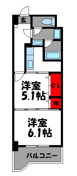 ネオ筥松 間取り