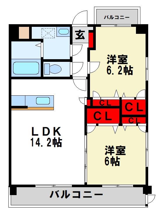エクレール 間取り