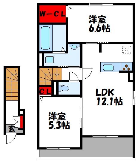 ヴィオラ　Ⅰ  間取り