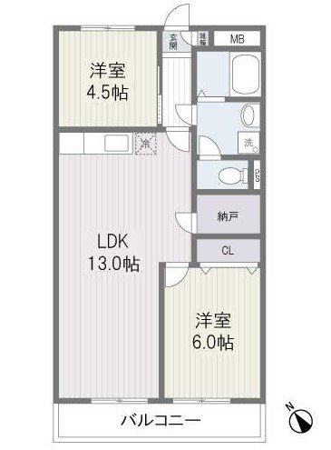 ドミール藤嵜 間取り図