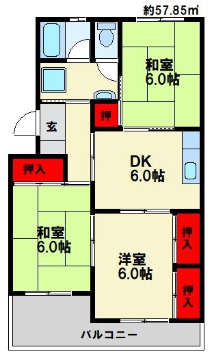 冨士ビル 間取り図