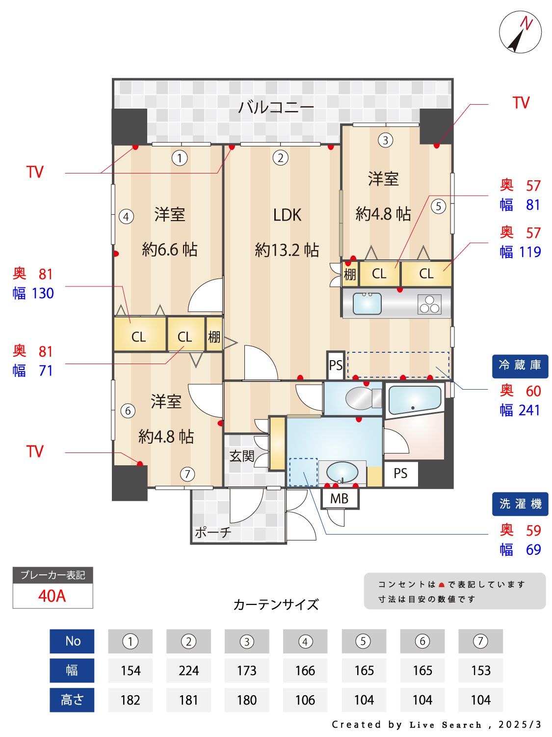 ロマネスク今川第2 間取り図