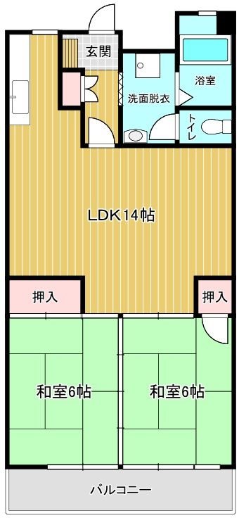 九サンビル 間取り図