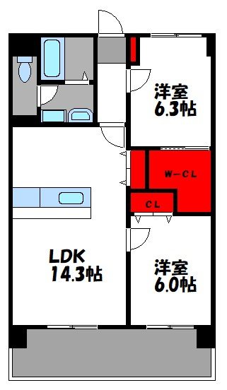 ドリームライツ原　Ｂ 間取り図