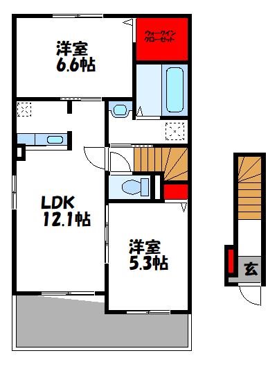 コモド・ヴィラージュⅢ 間取り図