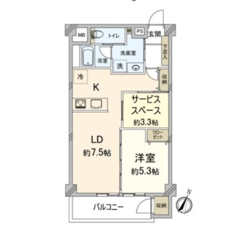 シャンボール桜坂 間取り図