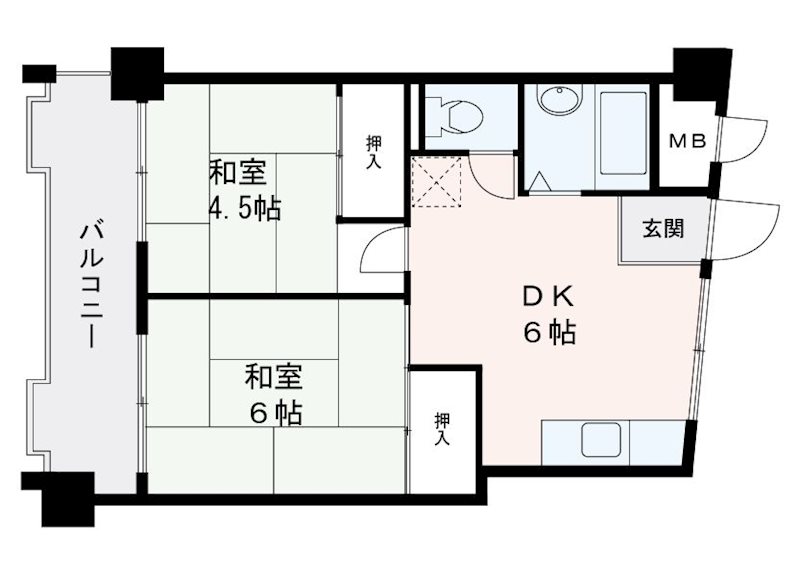 第二須玖ビル 間取り図