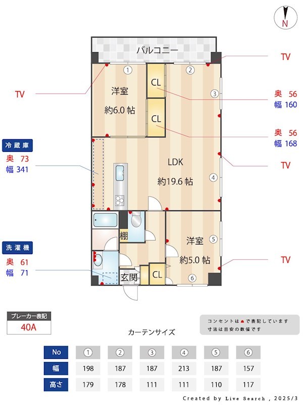 アクシオン城南 間取り図