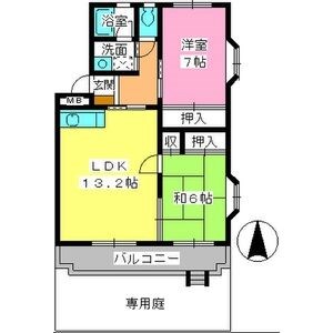 グレイシャス室見 間取り図