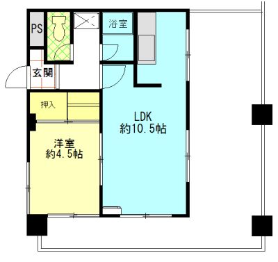 セントラルヒル城南Ⅱ 間取り図