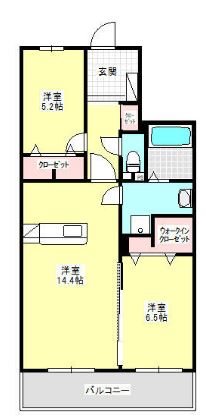 （仮称）ソピア和白東２丁目 102号室 間取り