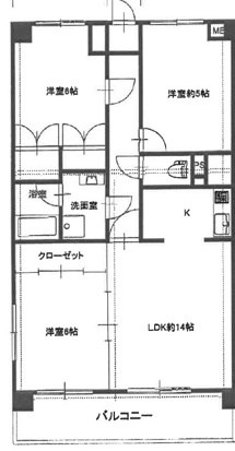 テングッド百道 間取り図