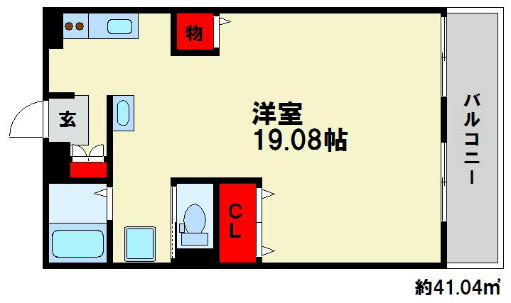 プレースコート  間取り図