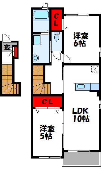 ルイシャトレ花見 間取り図