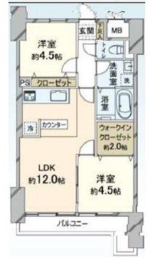 シティマンション平尾Ⅱ  間取り図