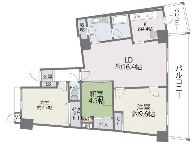 福岡県福岡市東区香椎照葉３丁目 間取り