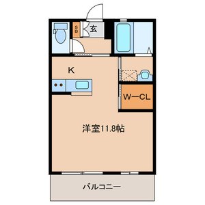 シャーメゾン西新 間取り