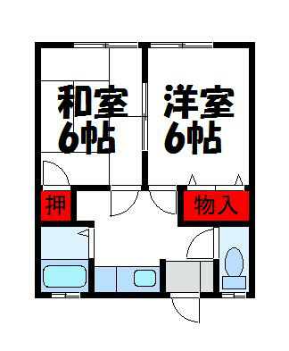 駅前中川ハイツ 間取り