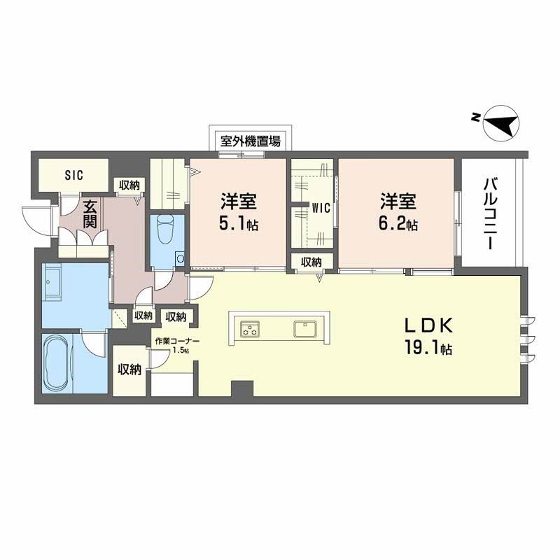 シャーメゾン赤坂けやき通り 間取り