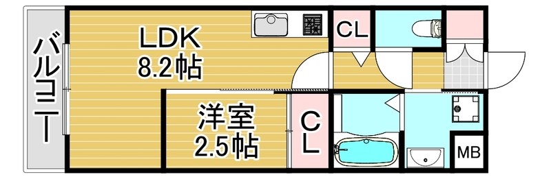 福岡県福岡市東区千早６丁目 間取り