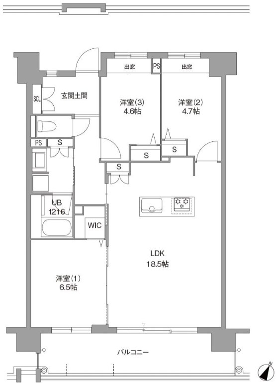 福岡県福岡市東区香椎照葉１丁目 間取り