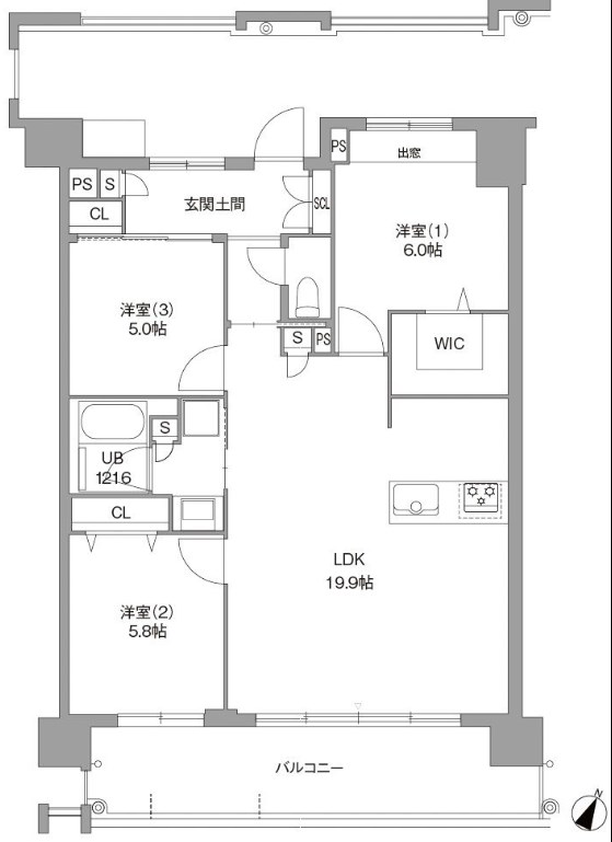 福岡県福岡市東区香椎照葉１丁目 間取り