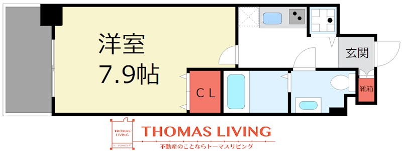 スカイコート博多駅前 間取り