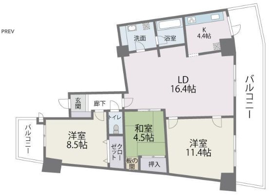 福岡県福岡市東区香椎照葉３丁目 間取り