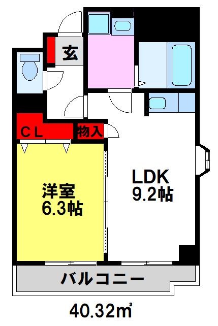 センタービレッジ本町 間取り