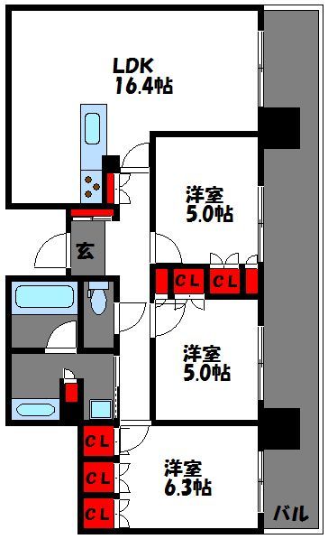 ＭＪＲザ千早 間取り
