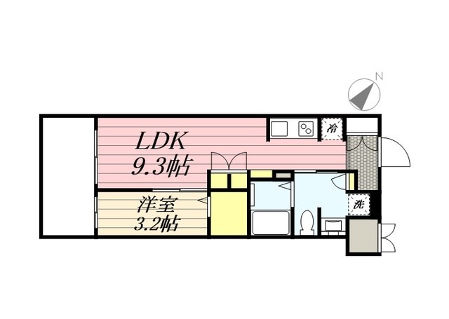 リベール博多駅前 間取り