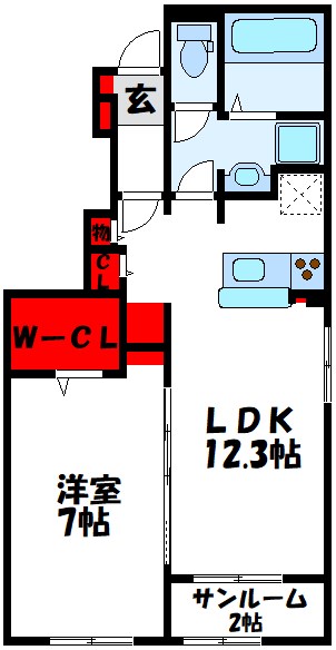 福岡県遠賀郡水巻町猪熊４丁目 間取り