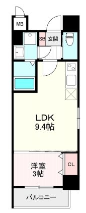 クオリネスコート博多吉塚 間取り