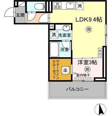 福岡県久留米市西町1326 間取り