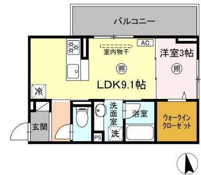 福岡県久留米市西町1326 間取り