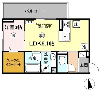 福岡県久留米市西町1326 間取り