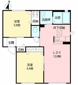 福岡県遠賀郡水巻町頃末南３丁目 間取り