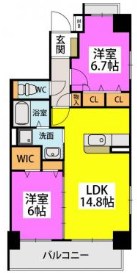 アウラビータ平尾 間取り