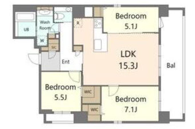 S-RESIDENCE大手門awesome 間取り
