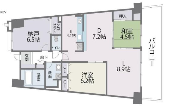 福岡県福岡市東区香椎照葉３丁目2-2 間取り