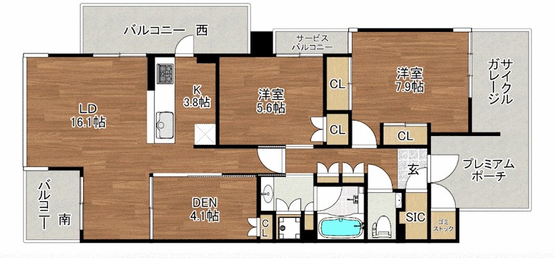グランドメゾン大濠公園2020 間取り