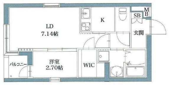 サニークレスト西新 間取り