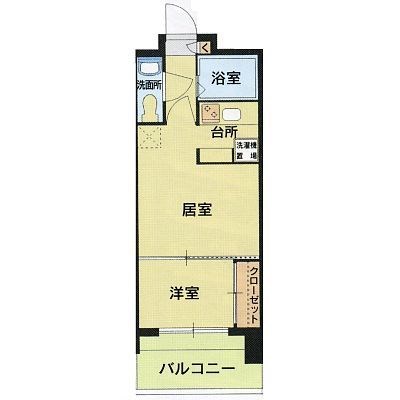 エステート・モア・シャトー薬院 間取り