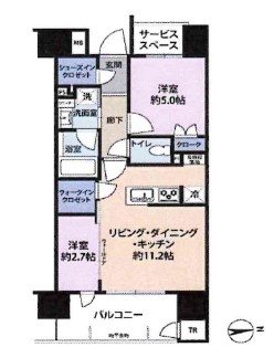 パークホームズ大濠公園フロント 間取り