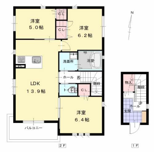 シェソワ七隈 間取り