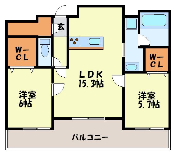 エイチス高宮 間取り